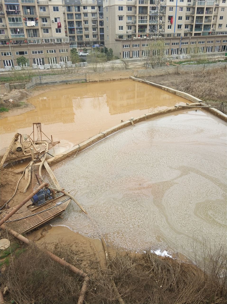 娄星沉淀池淤泥清理-厂区废水池淤泥清淤