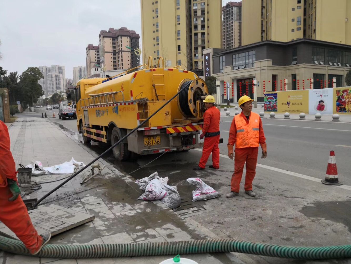 娄星排污管道清淤-管道清洗